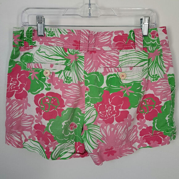 Lilly Pulitzer Beach Buns Women's Shorts Floral Summer Pattern Size 6 - Picture 2 of 5